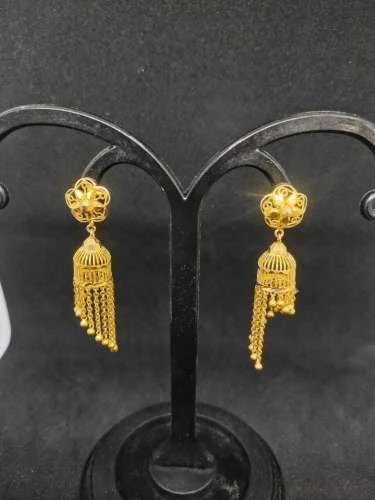 NIBANDHA NIVARA GOLD JHUMKA